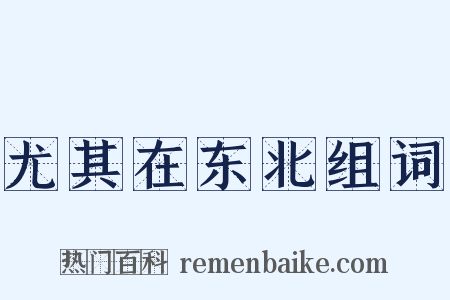 尤其在东北组词是什么意思的图片